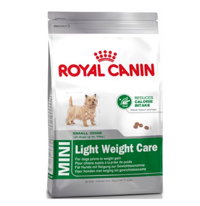 Royal Canin Mini Light Weight Care сухой корм для мелких собак склонных к избыточному весу 800 гр. 